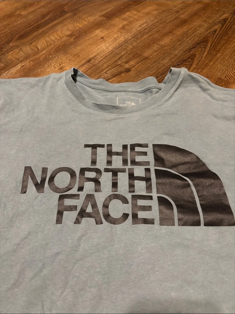 Men’s The North Face Light Blue Short Sleeve Logo Tee